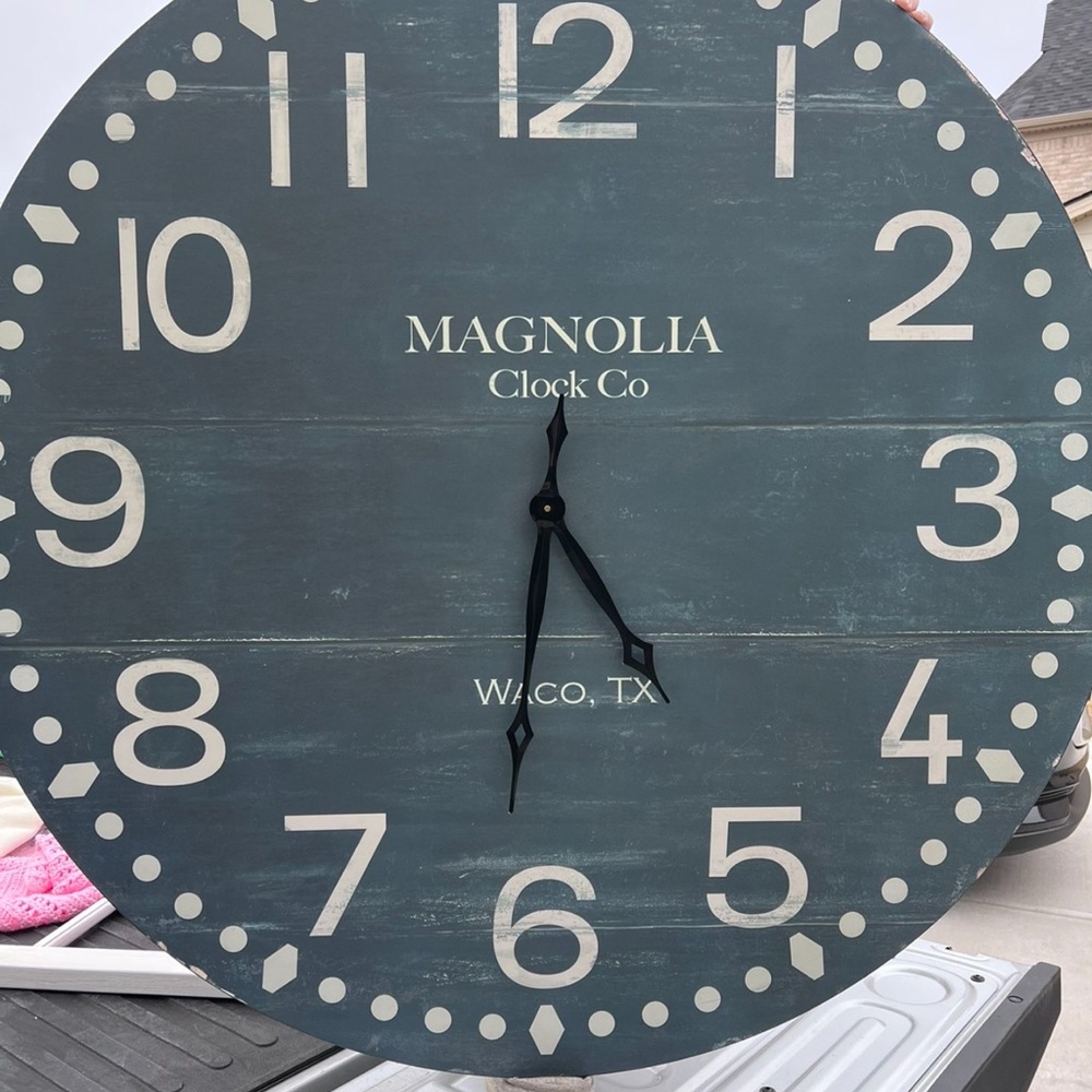 Magnolia chip and joanna clock